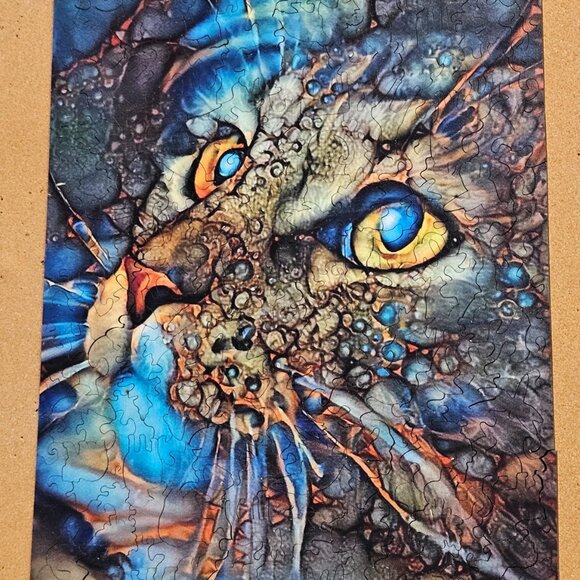 Quordle Puzzles Cat Wooden Puzzle Y001 Size L - Picture 1 of 13